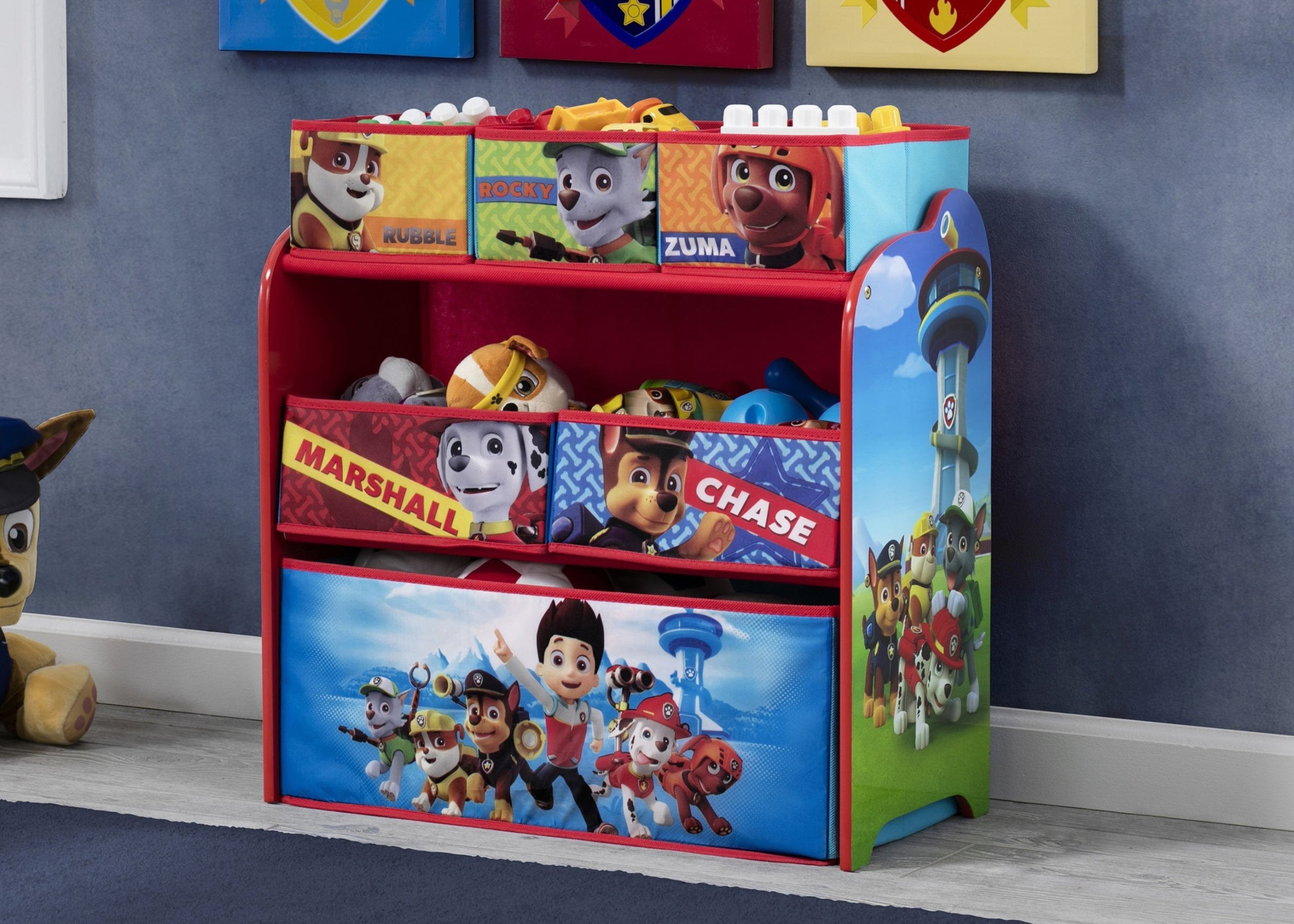 multi bin toy organiser