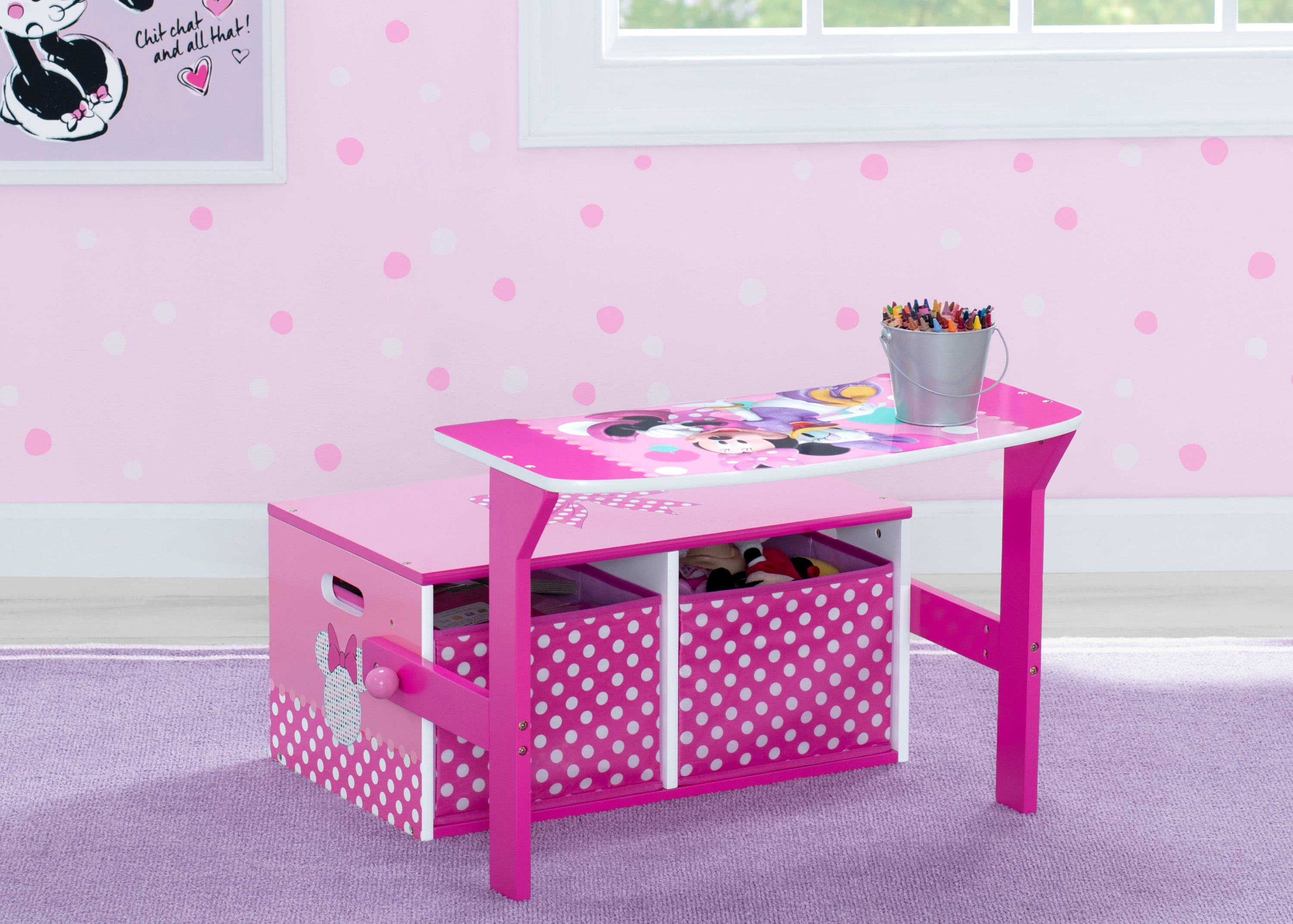 minnie mouse study table