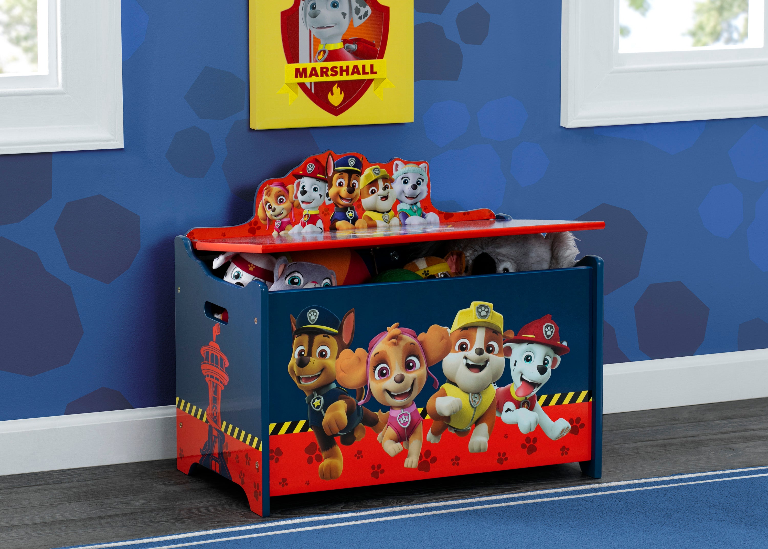 delta children deluxe toy box