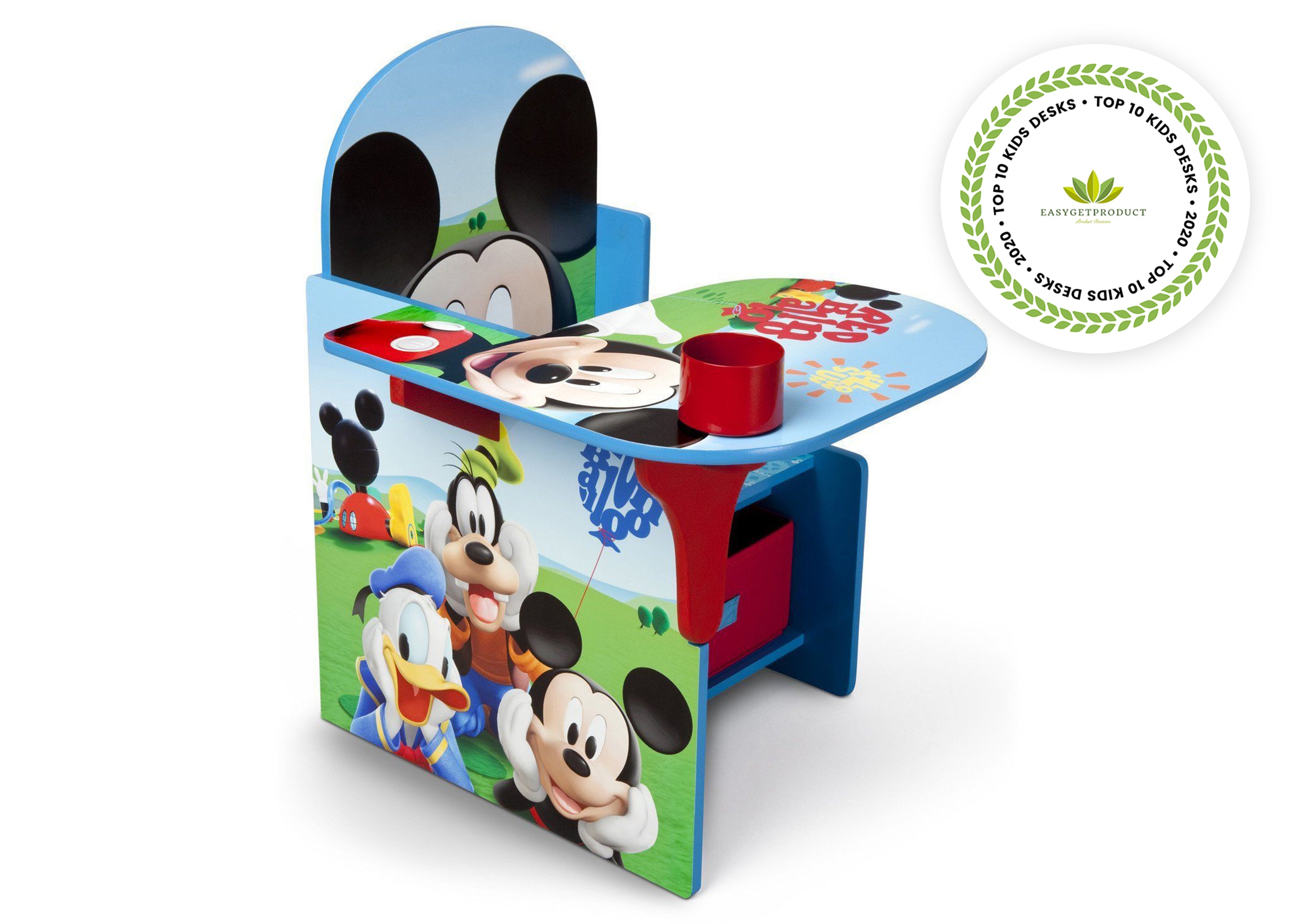 disney minnie mouse chair desk with storage bin by delta children