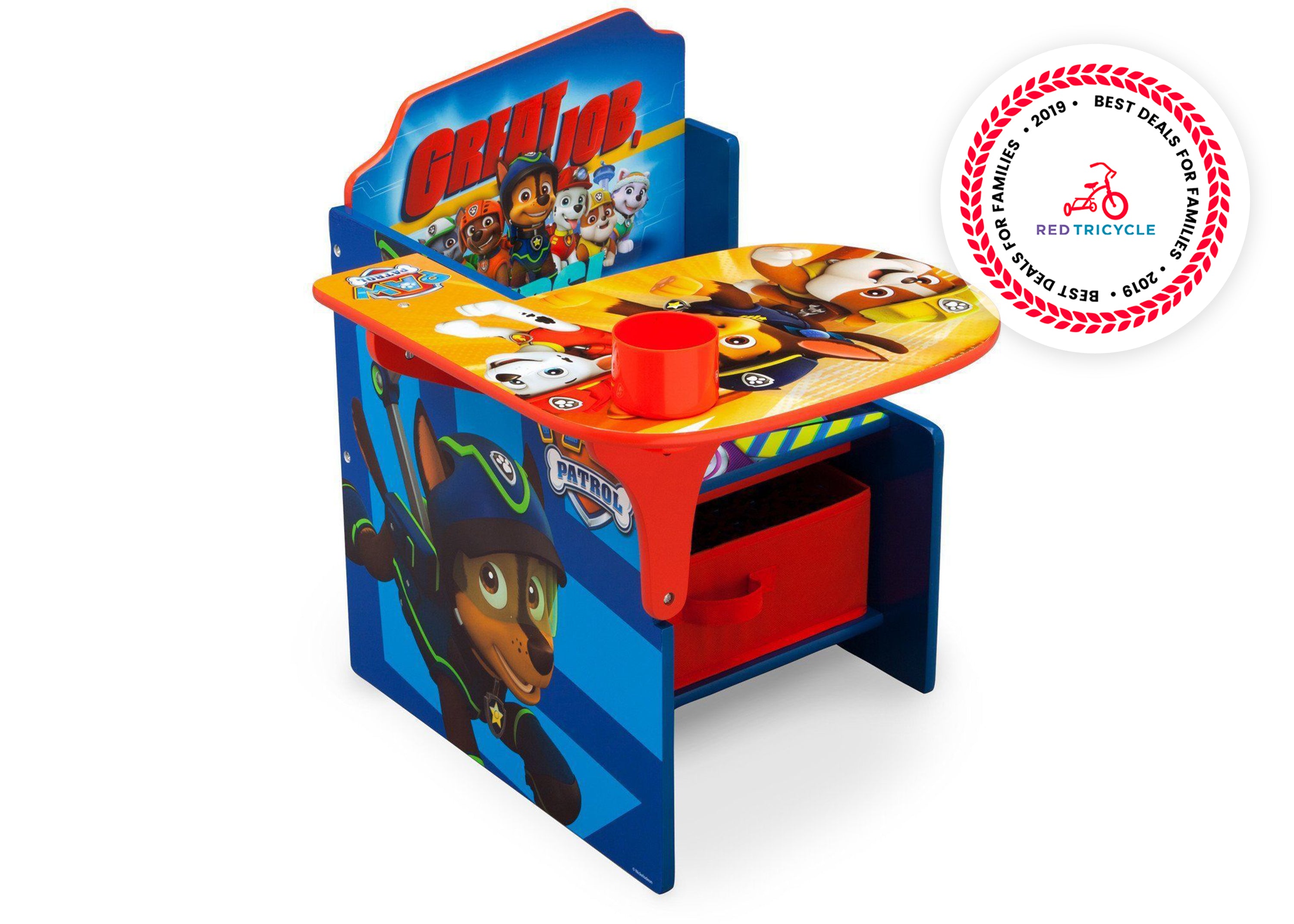 kids chair desk with storage