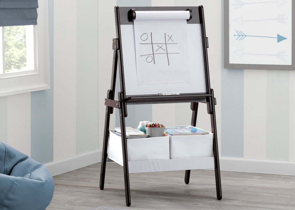 Classic Kids Whiteboard Dry Erase Easel With Paper Roll And