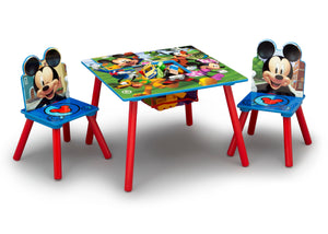 kids table and chair set with storage
