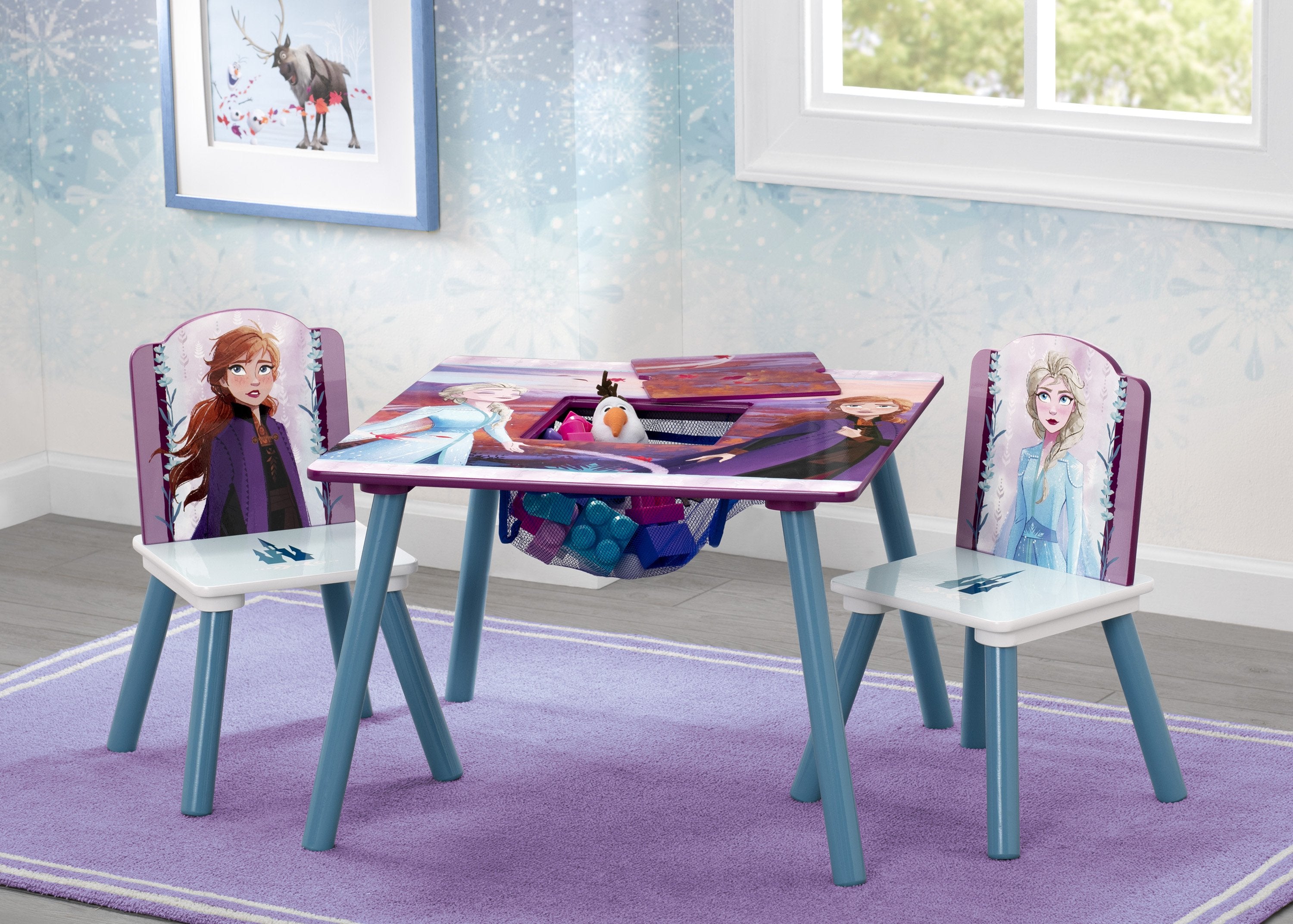 frozen kids table and chairs