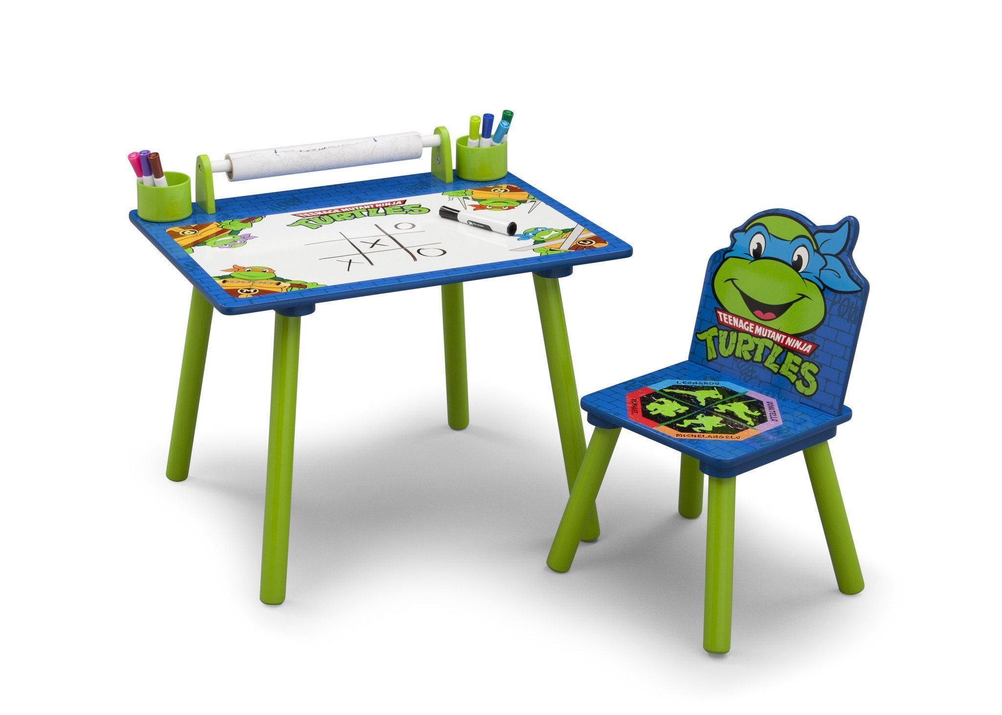 activity table with paper roll