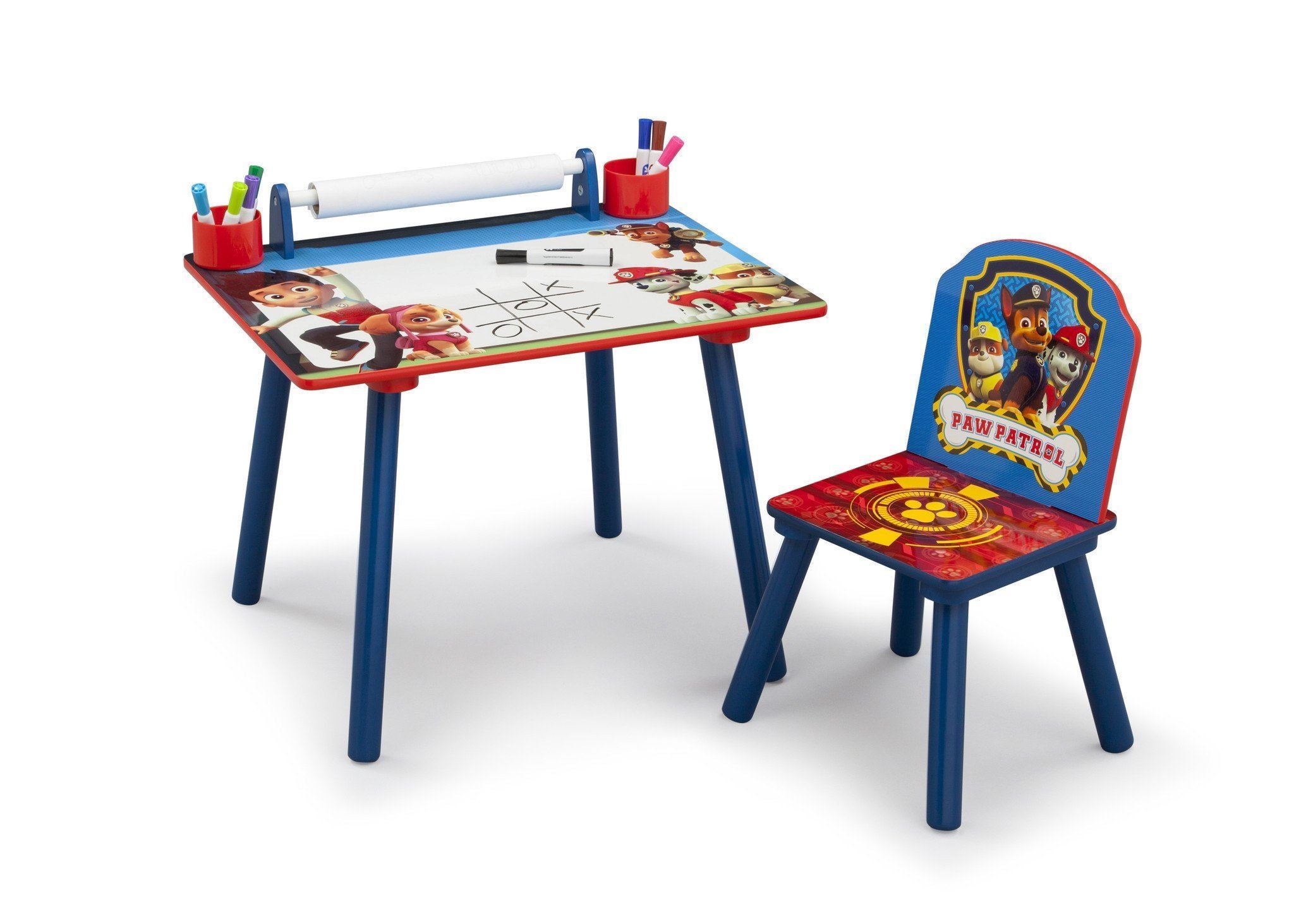 paw patrol on a roll art desk