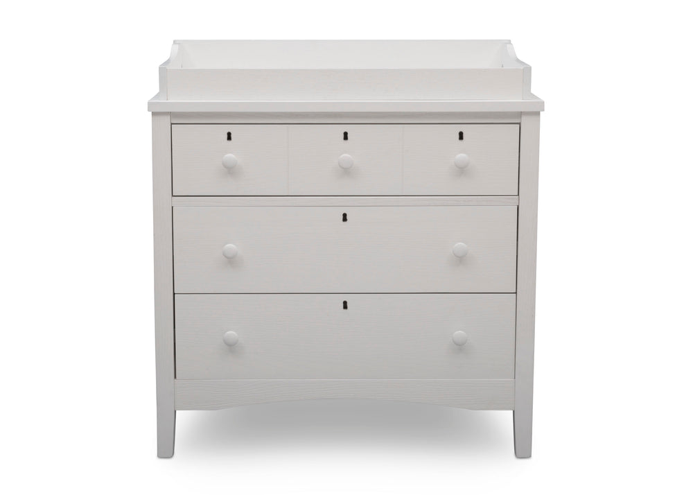 Farmhouse 3 Drawer Dresser With Changing Top Delta Children