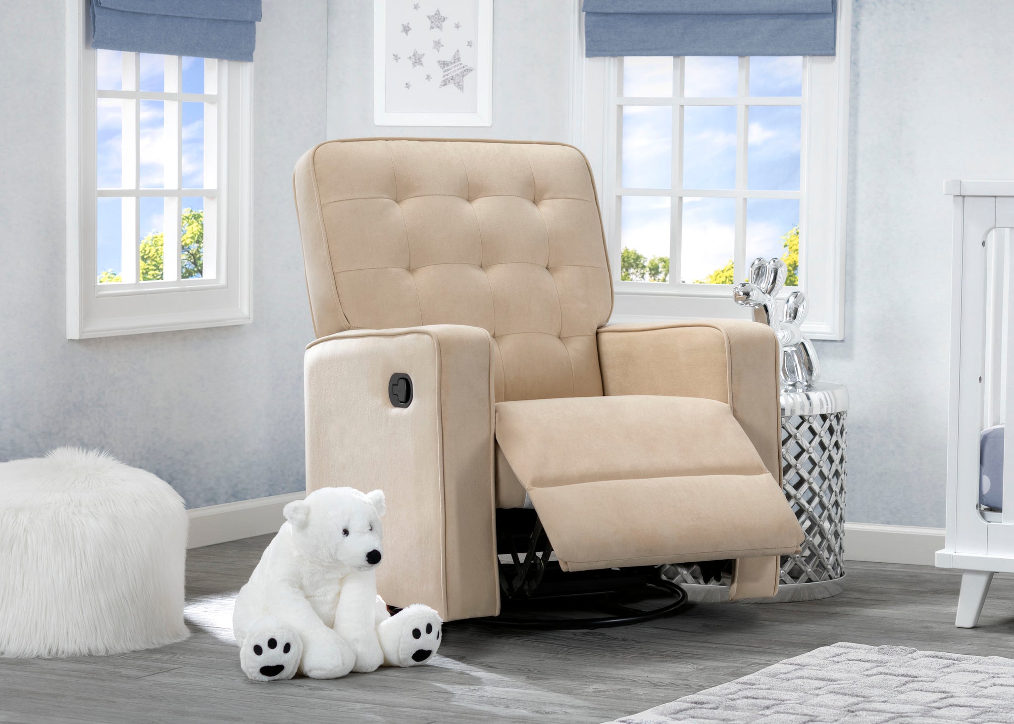 delta children drake nursery glider swivel recliner