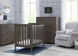 rustic grey crib