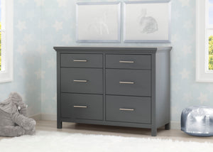 Avery 6 Drawer Dresser With Changing Top Delta Children