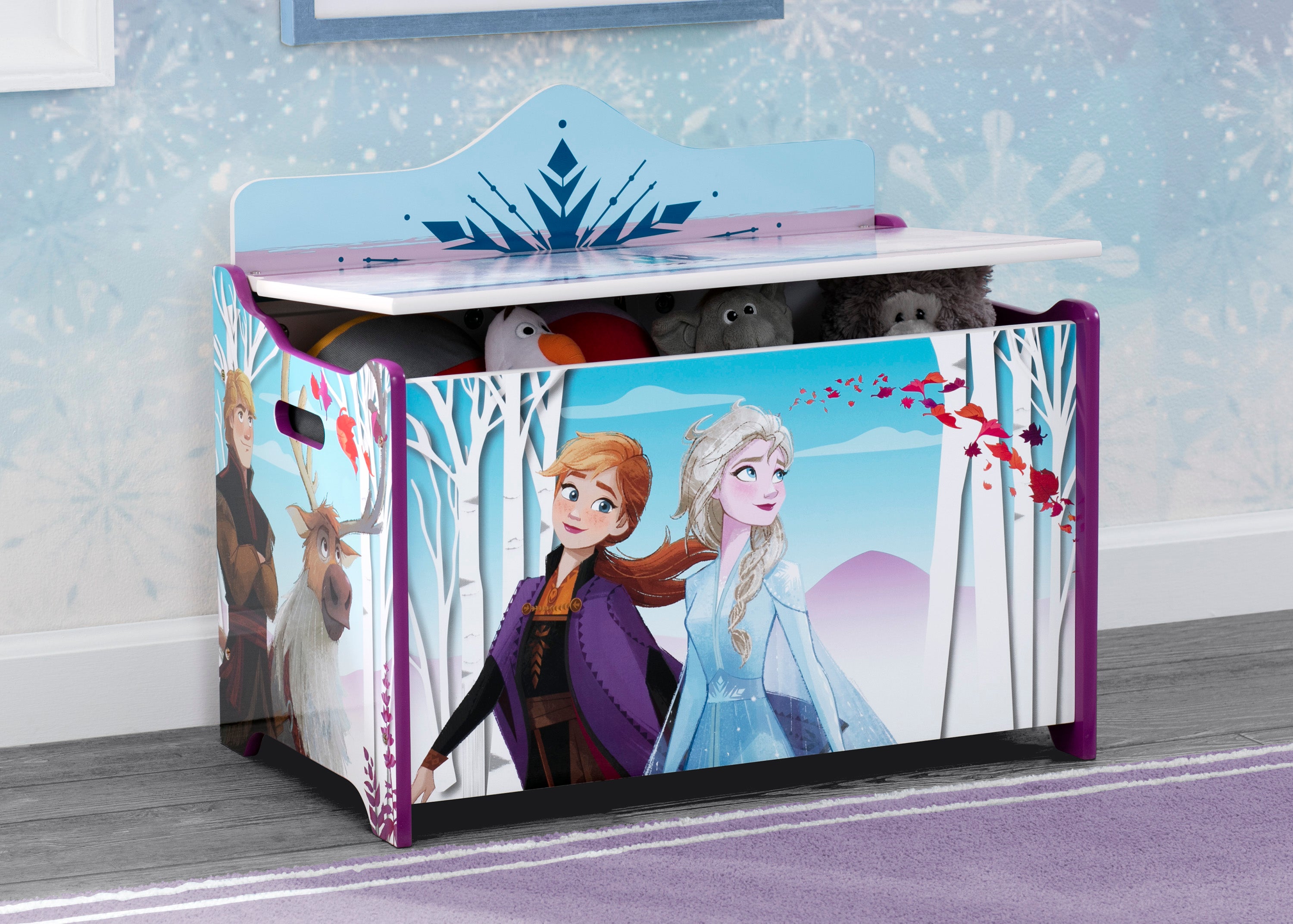 frozen wooden toy box