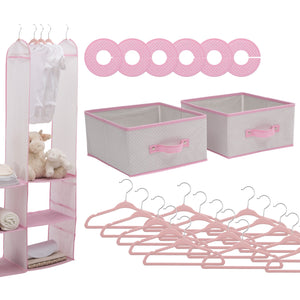 nursery closet organizer set