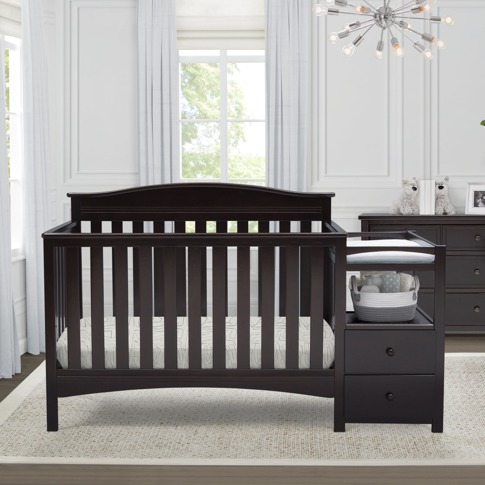 delta children birkley convertible crib n changer