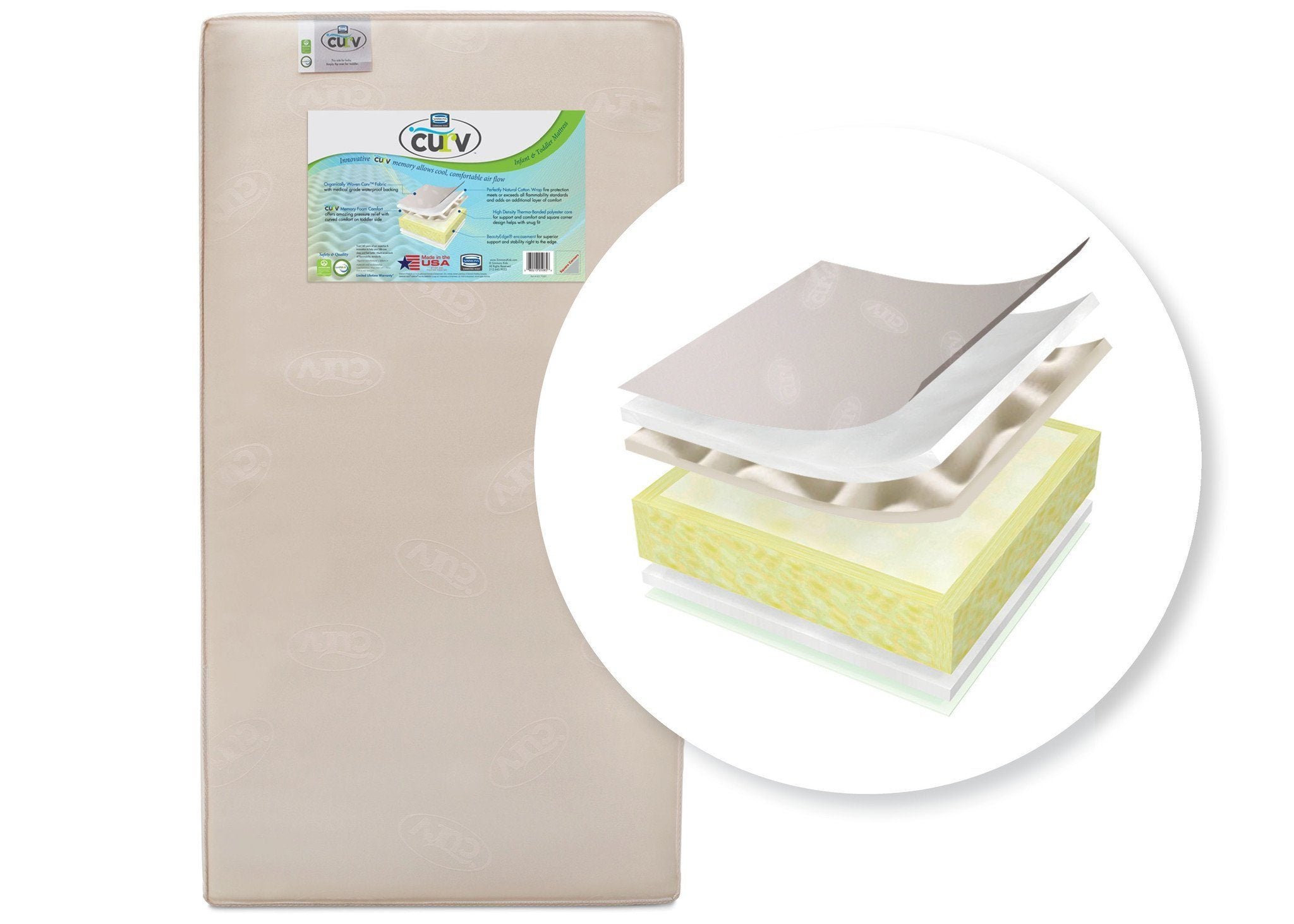 toddler mattress memory foam