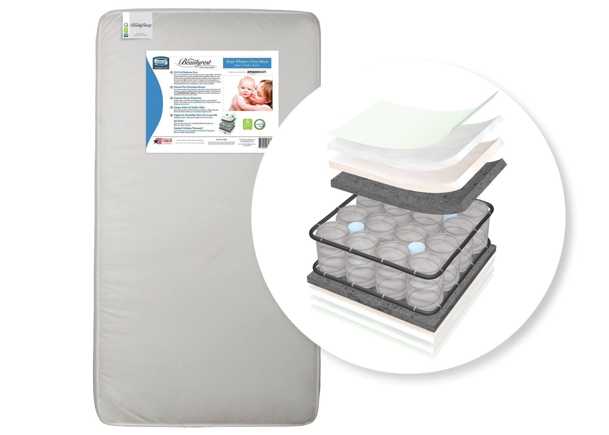 beautyrest beginnings crib mattress