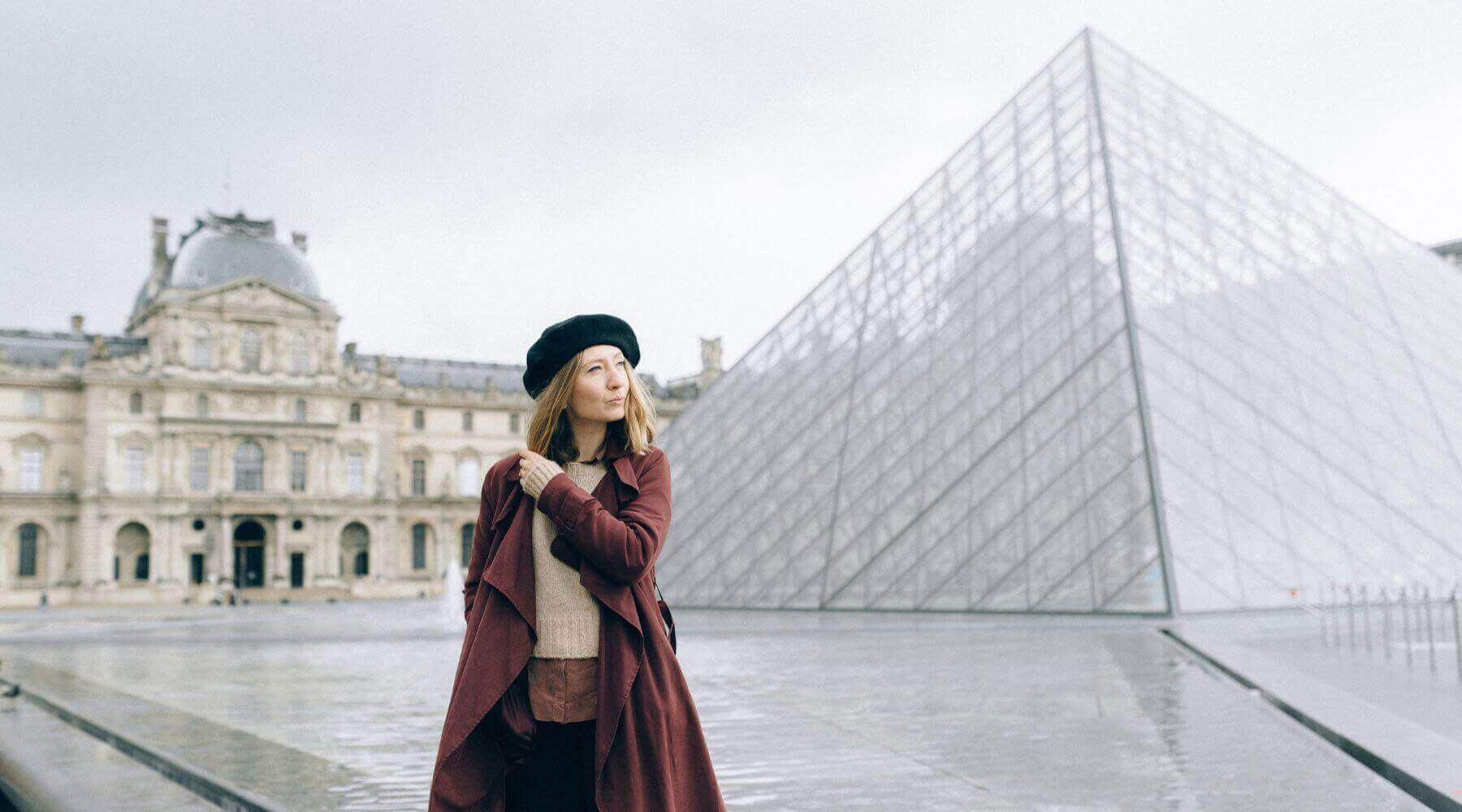 Béret Femme gris foncé Paris