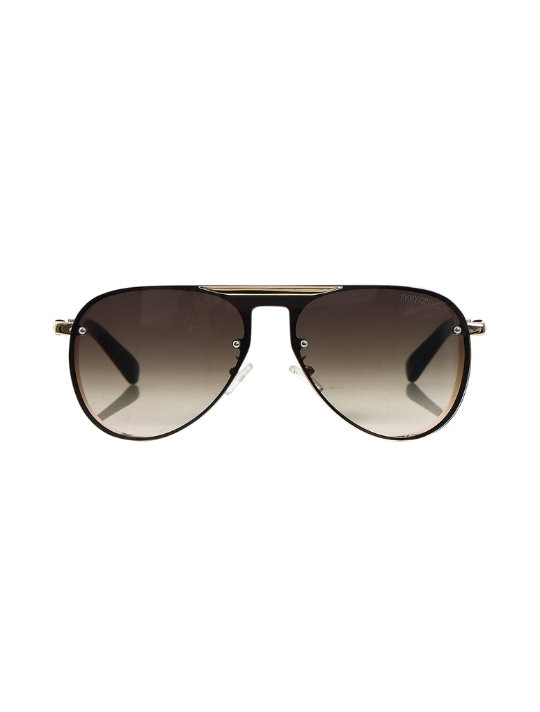 NEW JIMMY CHOO SUNGLASSES EWAN/S EKP 61 MEN TITANIUM ALLOY BROWN