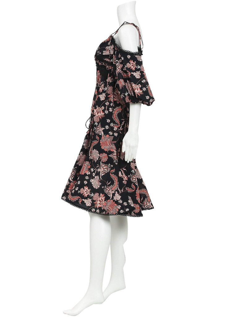 Thurley chintz print broderie clearance dress