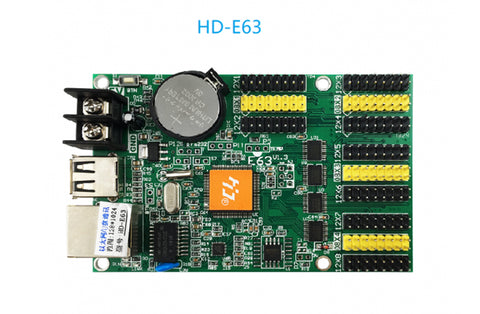 HUIDU HD- E62 / E63 / E64 Ethernet & U-Disk LED Controller card