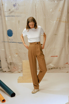 Kate Grey Herringbone Japanese Wool Pants - LIMITED EDITION – Caves Collect  ABN