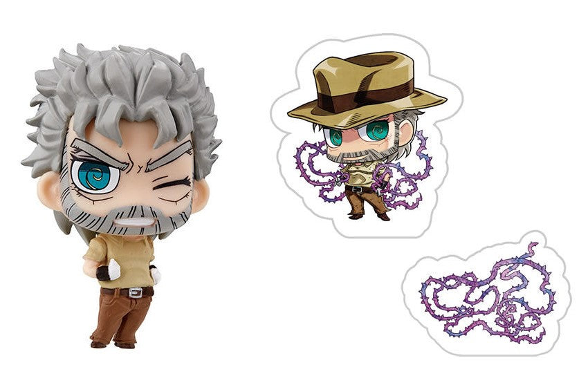 Miniature with Acrylic Stand (Joseph Joestar & Hermit Purple