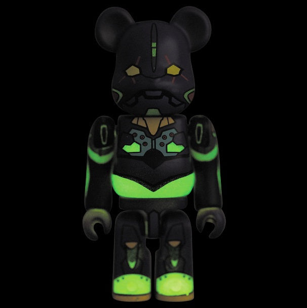 Be@rbrick 100% 初号機 夜間戦闘 Ver.（G.I.D.） エヴァンゲリオン (夜光)