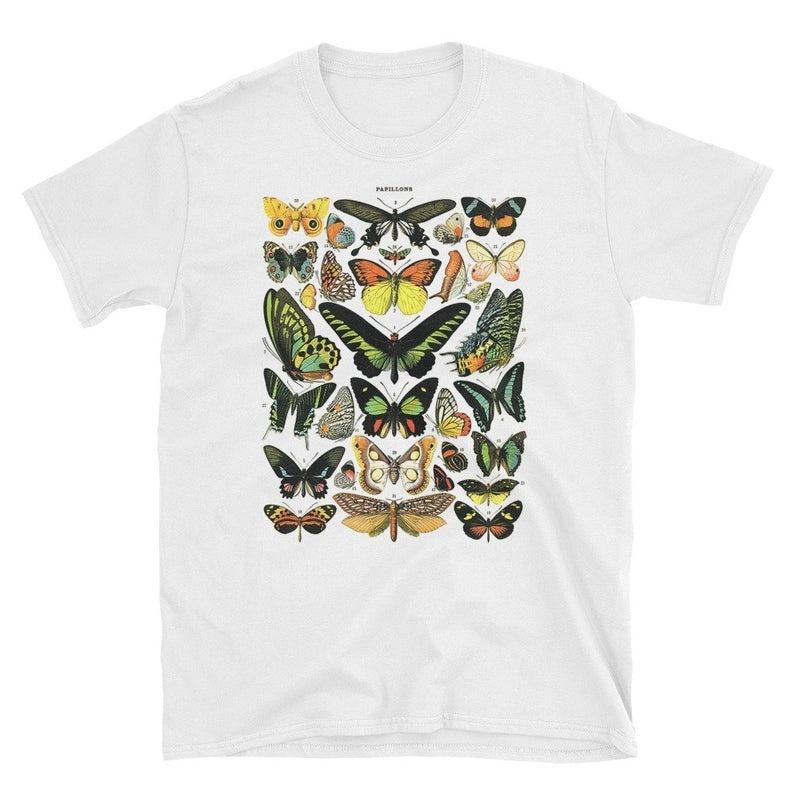 Butterflies Chart T-Shirt – Aesthetic Clothing