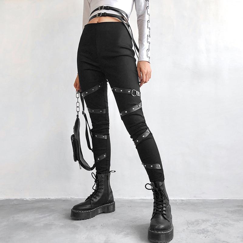 Melody wear leather leggings anti cellulite femme aesthetic pants