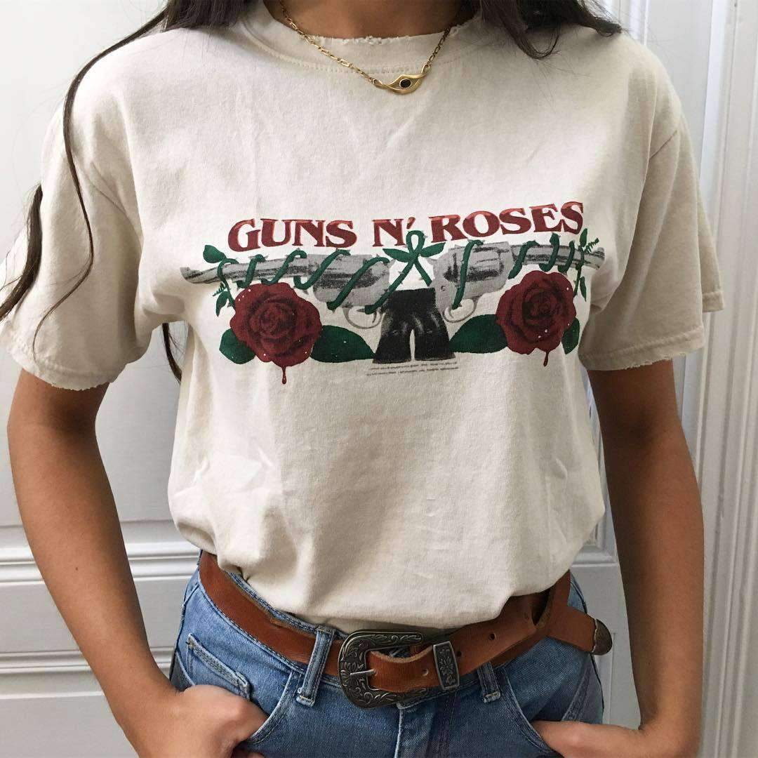 Vintage Guns n Roses Shirt – Aesthetic Clothing