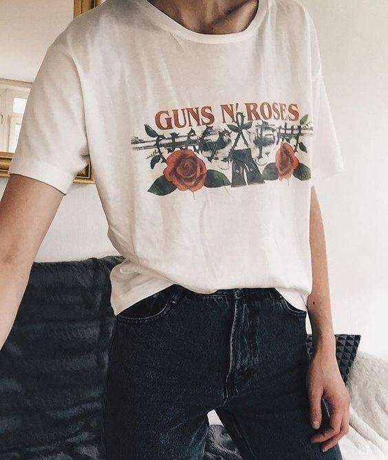 Vintage Guns n Roses Shirt – Aesthetic Clothing