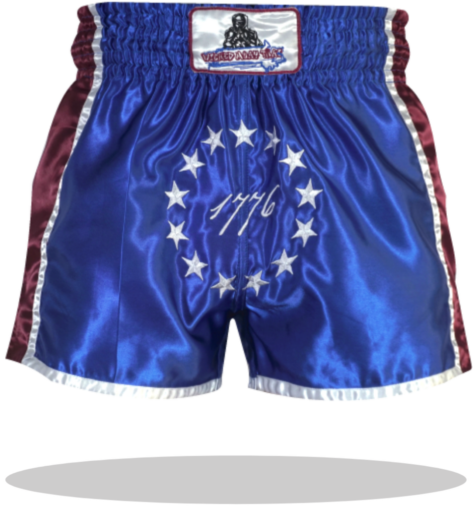 1776 Muay Thai Shorts High Quality Thai Boxing Fight Shorts – Muay Thai