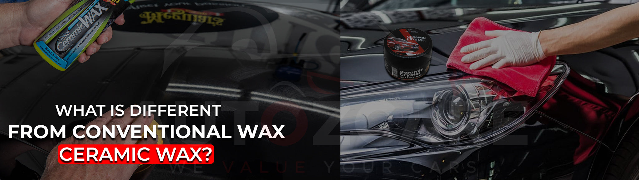 What is different from conventional wax ceramic wax?