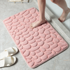 Fleece™ Cobblestone Floor Mat | Memory Foam and Super Absorbent