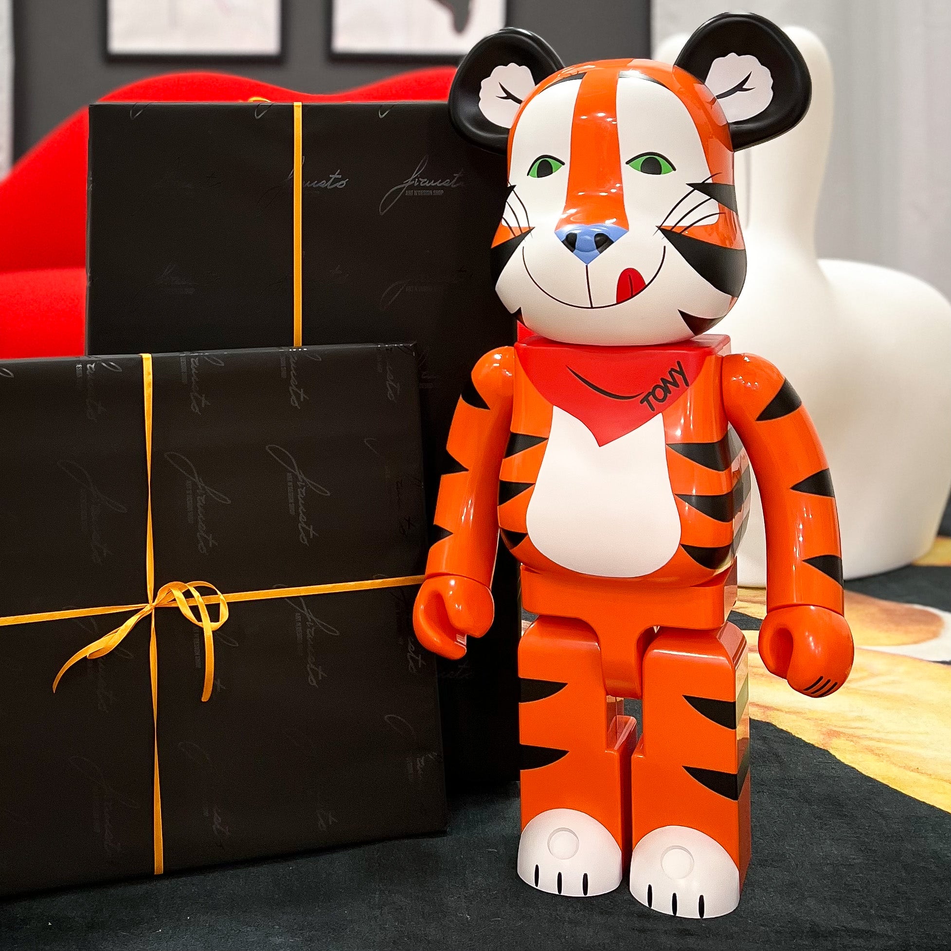 BE@RBRICK 1000% KELLOGG'S Tony the Tiger VINTAGE – Firmato Art N