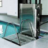 Glacier Water-Powered ADA Compliant Platform Pool Lift by Spectrum Aquatics