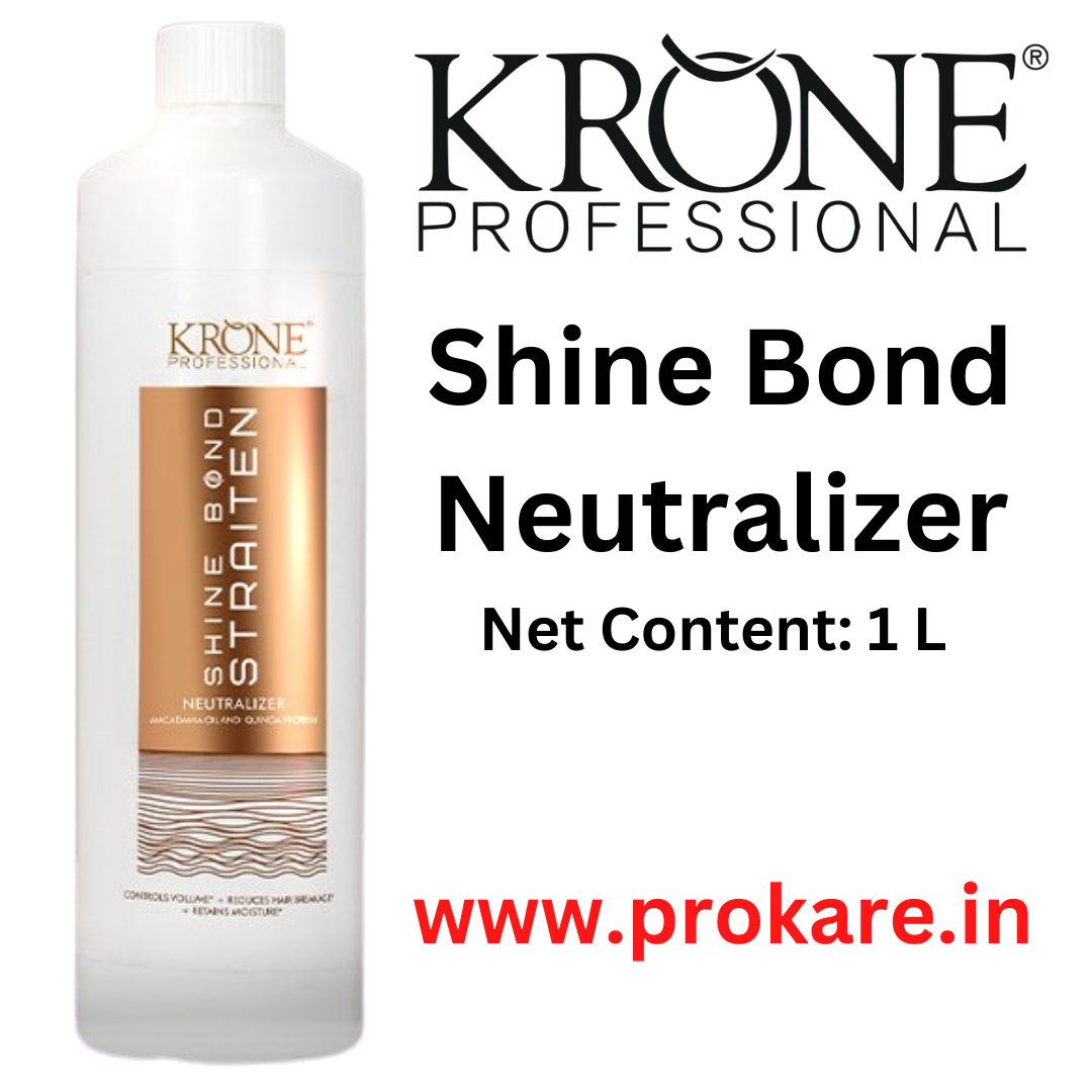 Krone Professional Shine Bond Straigening Cream  Neutralizer Combo   Prokare