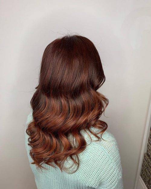 mahogany brown hair color pictures