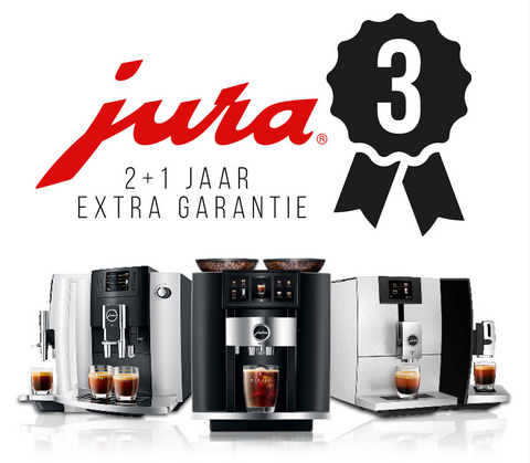 JURA 2+1 jaar garantie