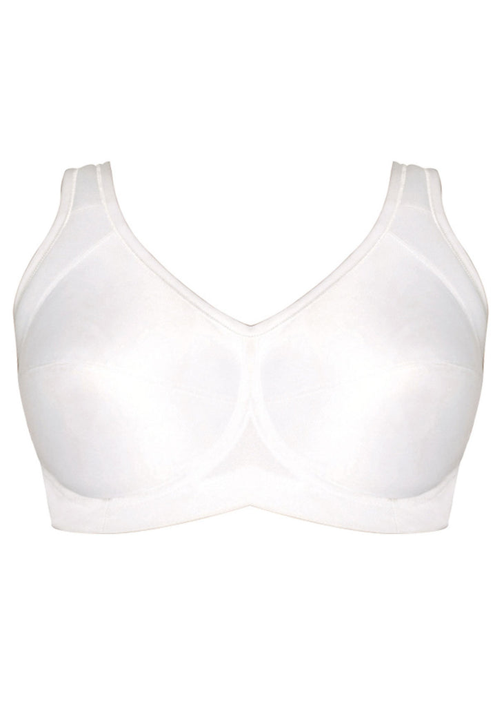 B-VOY Premium Moisture Wicking Sports Bra White