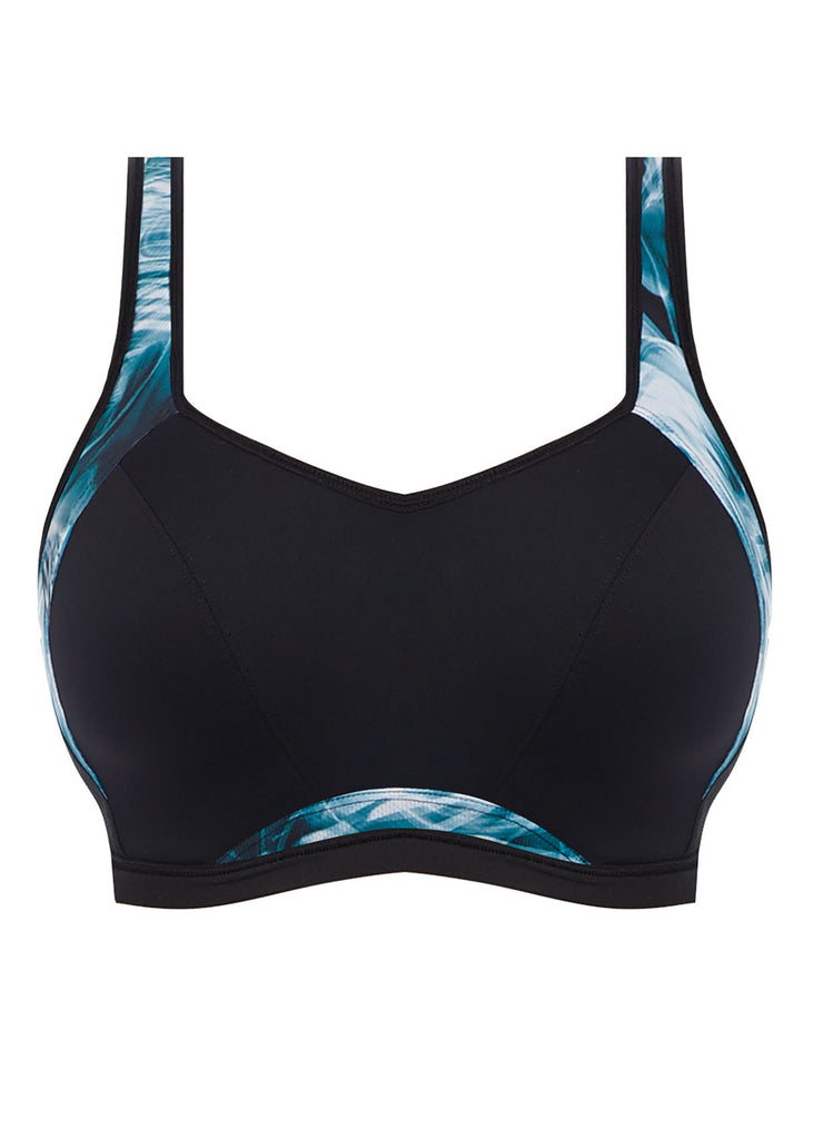 Buy Freya Women's Active Soft Cup Crop Top Sports Bra, Carbon, 34F at