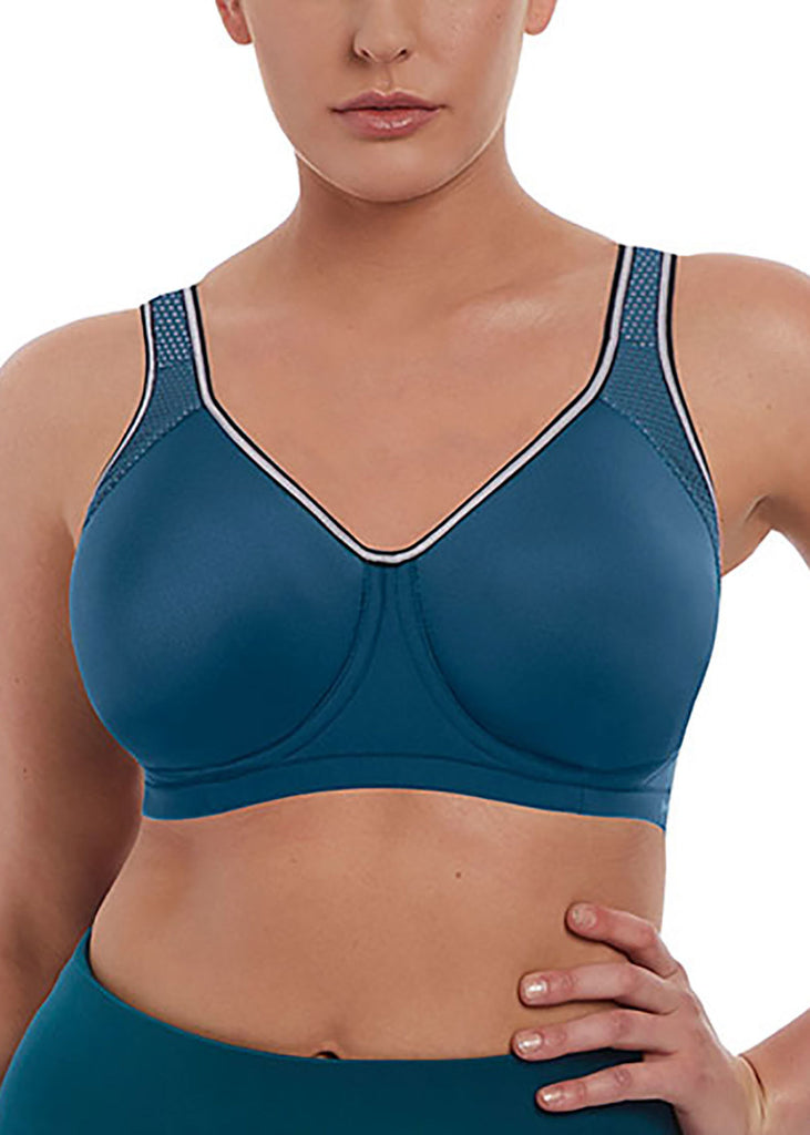 Sonic Moulded Sports Bra - Total Eclipse – Leia Lingerie