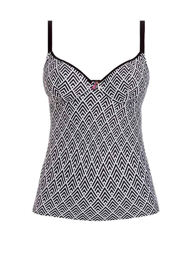 Chasing Sunsets Tankini Swim Top- Taupe & Black Leopard – The Pulse Boutique