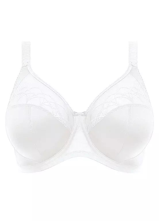 Elomi Cate Side Support Bra 4030 Underwired Full Cup * White