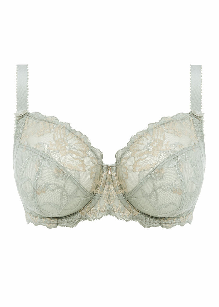 Aubree Underwired Side Support Bra - Shadow Rose – Leia Lingerie