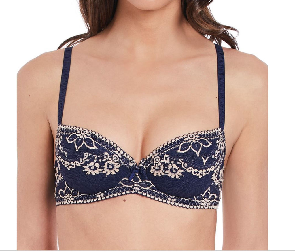 Wilder Moulded Plunge Bra - Mono – Leia Lingerie