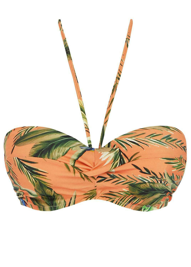 Freya Birds In Paradise Halter Bikini Top Cantaloupe – Brastop UK