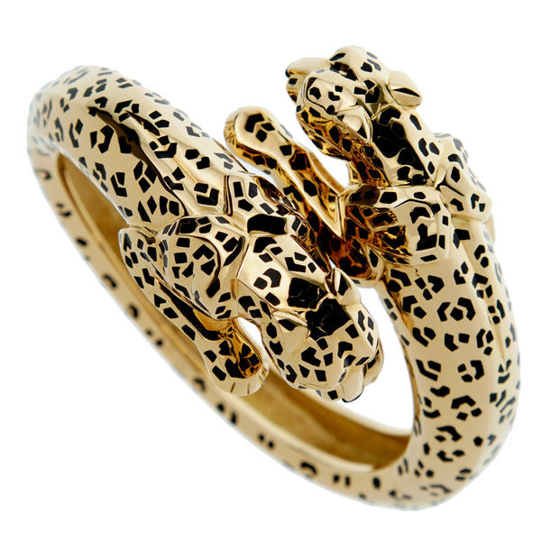 Louis Vuitton Diamond Gold Bangle Bracelet – Opulent Jewelers