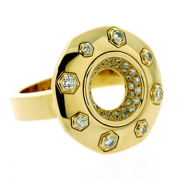 Audemars Piguet Royal Oak Diamond Gold Ring 0000865