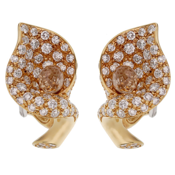 Louis Vuitton Charm and Pearl Yellow Gold Hoop Earrings – Opulent Jewelers