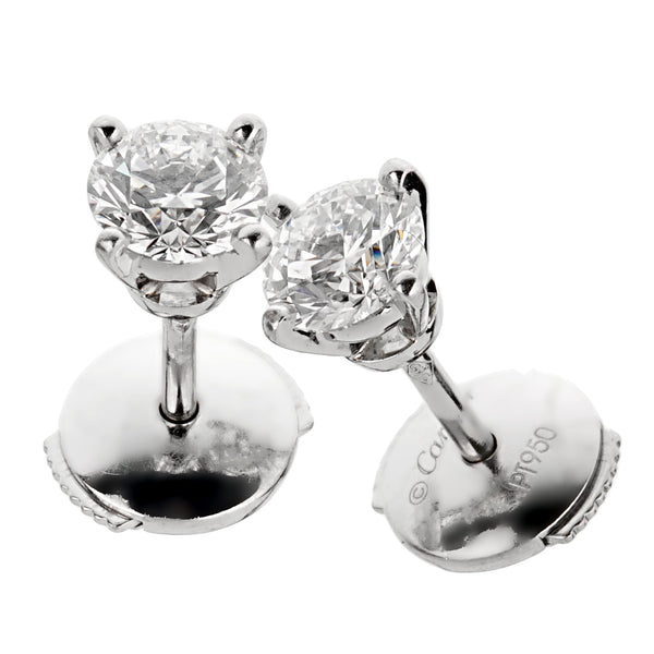 Louis Vuitton Diamond White Gold Earrings – Opulent Jewelers